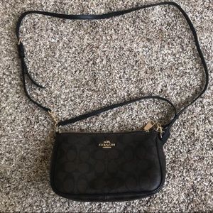 Coach logo crossbody bag
